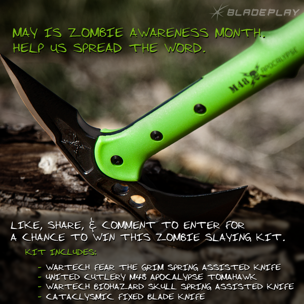 Zombie Awareness Month Giveaways