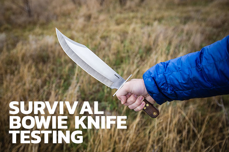Testing the Original Bowie Knife for Survival