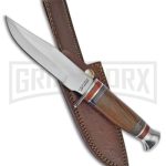 Frost Cutlery Chipaway Bowie Wood Fixed Blade Knife W/Sheath